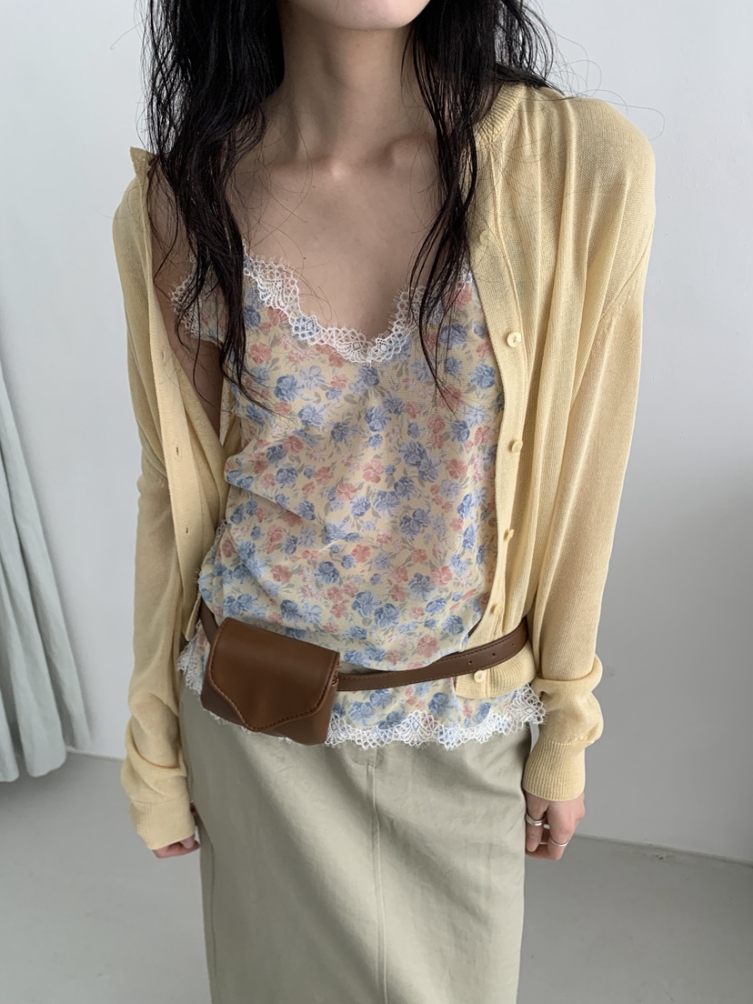 MURMUR東大門代購女裝新品26春夏休閑人氣職業真品吊帶背心MURMUR吊帶/背心