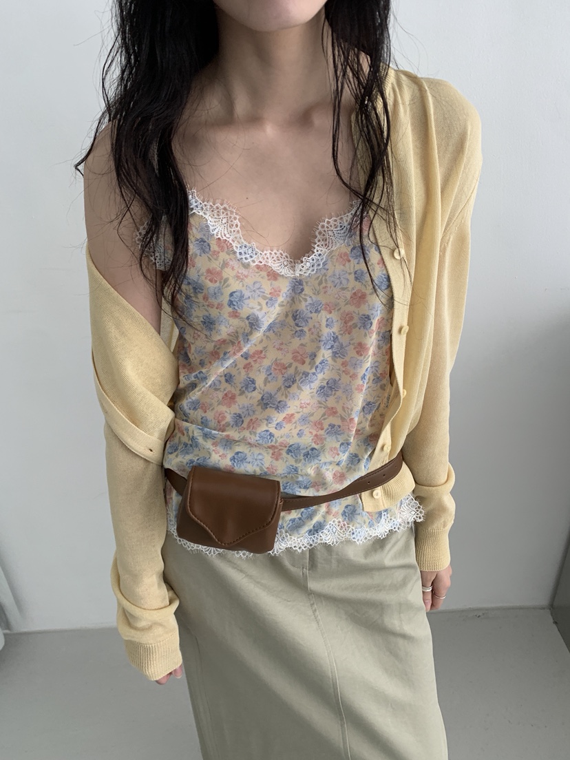 MURMUR東大門代購女裝新品26春夏休閑人氣職業真品吊帶背心MURMUR吊帶/背心