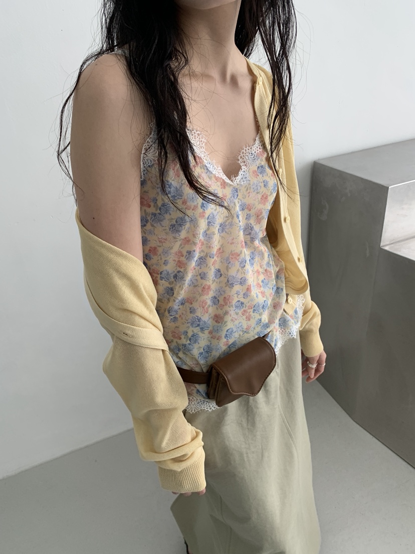 MURMUR東大門代購女裝新品26春夏休閑人氣職業真品吊帶背心MURMUR吊帶/背心