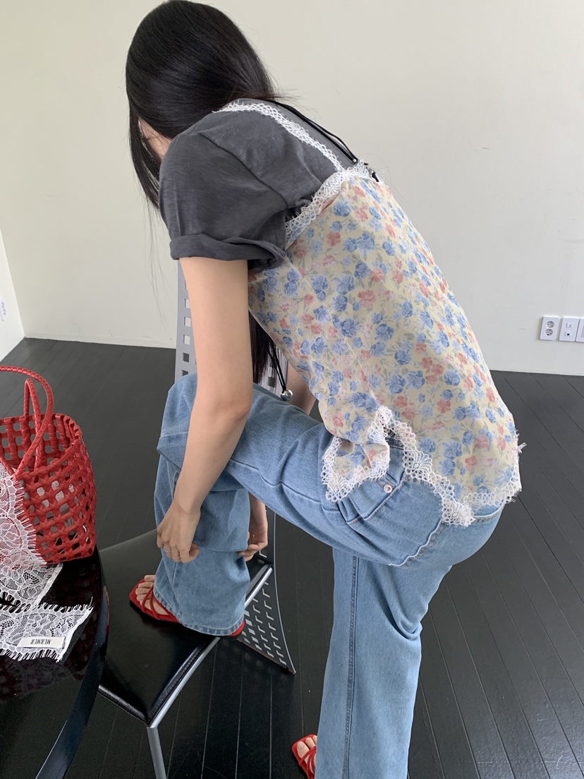 MURMUR東大門代購女裝新品26春夏休閑人氣職業真品吊帶背心MURMUR吊帶/背心