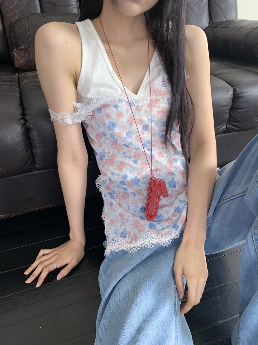 MURMUR東大門代購女裝新品26春夏休閑人氣職業真品吊帶背心MURMUR吊帶/背心