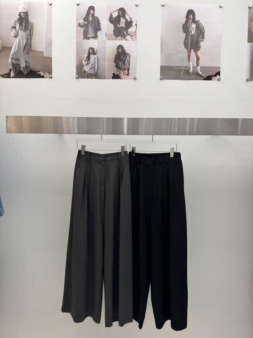 AMOOD韓國直郵女裝新款職業休閑熱賣26春夏真品休閑褲工裝褲AMOOD休閑褲