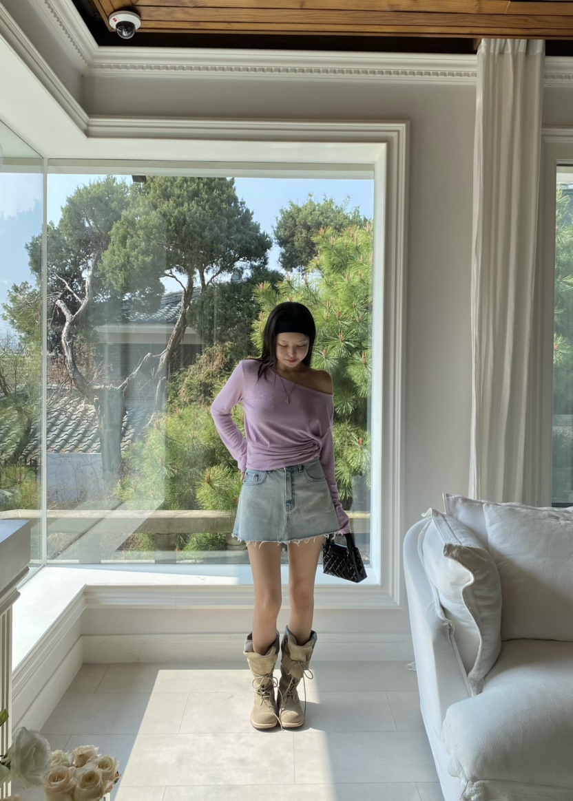 OUPPT韓國代購女士新款休閑人氣熱賣真品26春夏職業長袖T恤OUPPT長袖T恤