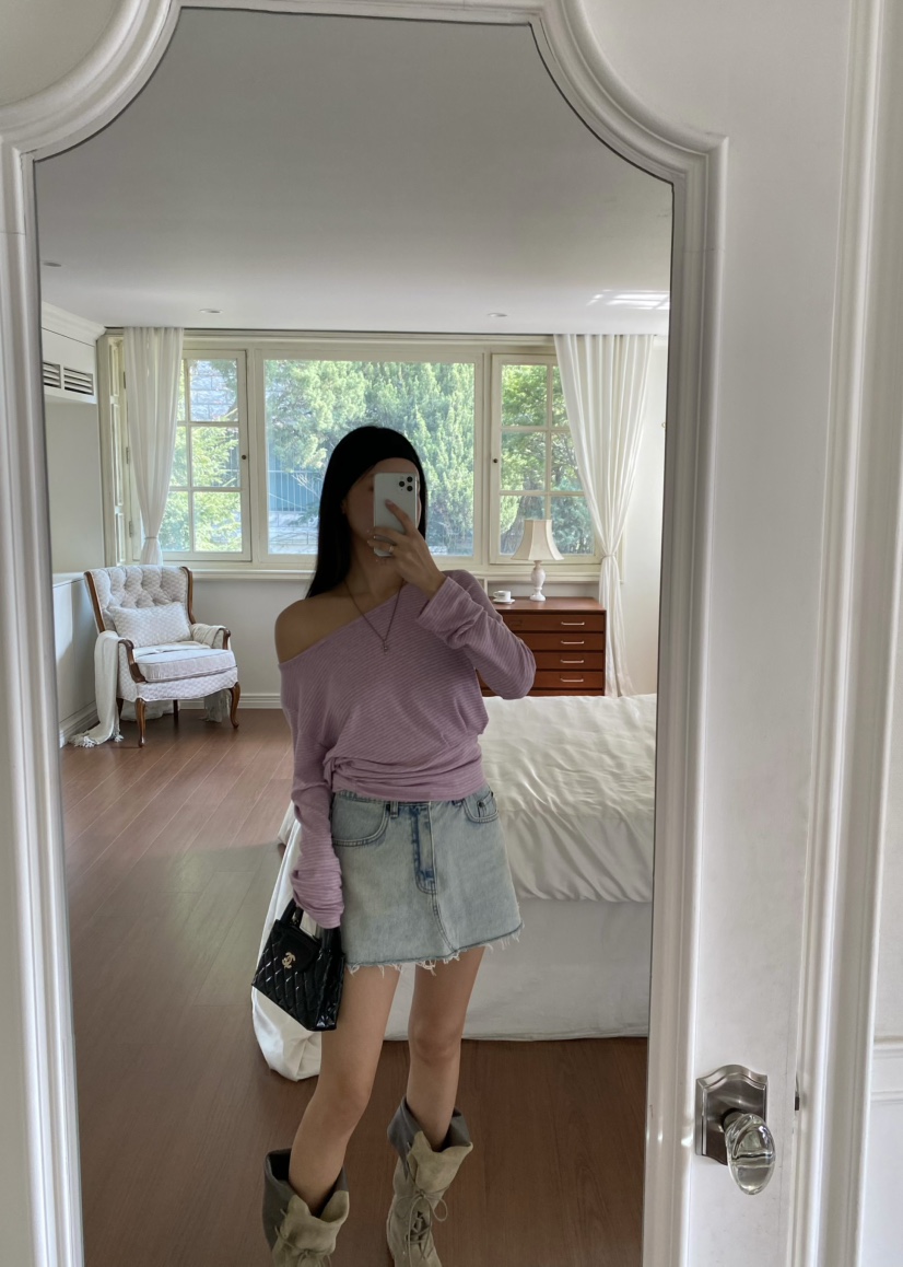 OUPPT韓國代購女士新款休閑人氣熱賣真品26春夏職業長袖T恤OUPPT長袖T恤