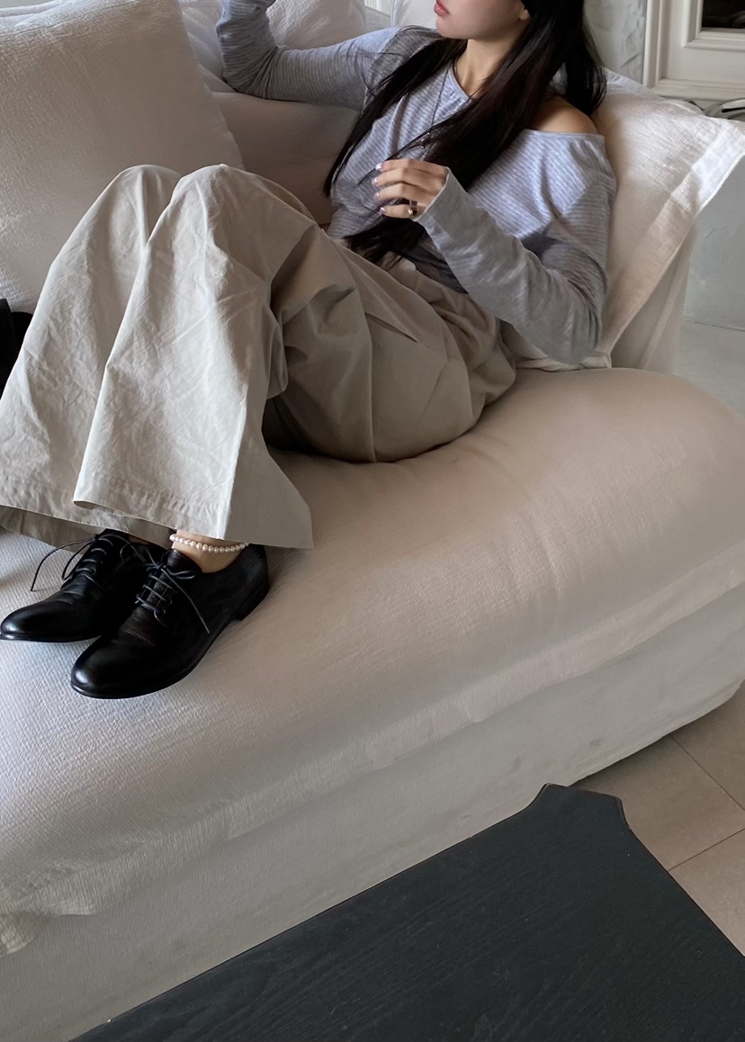 OUPPT韓國代購女士新款休閑人氣熱賣真品26春夏職業長袖T恤OUPPT長袖T恤