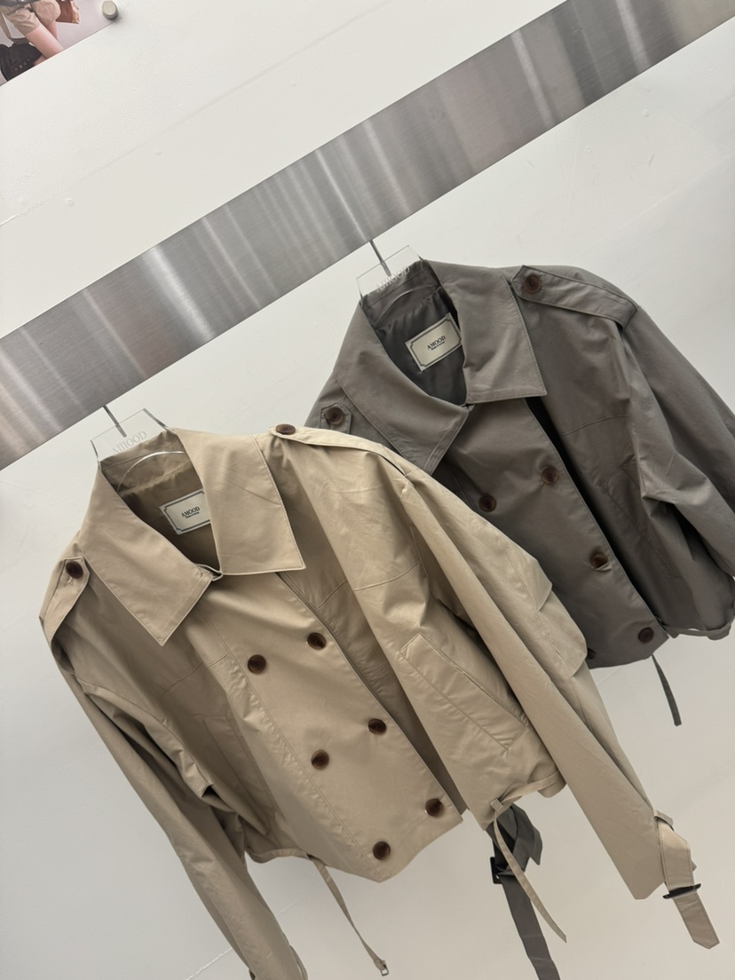 AMOOD東大門直郵女裝新款26春夏休閑熱賣時尚真品職業夾克AMOOD夾克