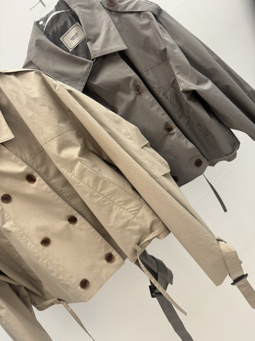 AMOOD東大門直郵女裝新款26春夏休閑熱賣時尚真品職業夾克AMOOD夾克