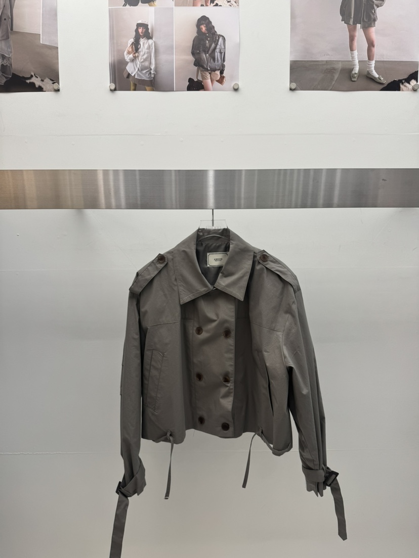 AMOOD東大門直郵女裝新款26春夏休閑熱賣時尚真品職業夾克AMOOD夾克圖色2