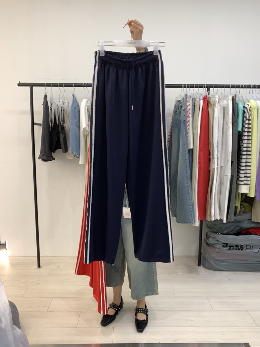 CEDARWOOD韓國直郵女士新品休閑職業26春夏時尚休閑褲蕾絲CEDAR WOOD休閑褲圖色2