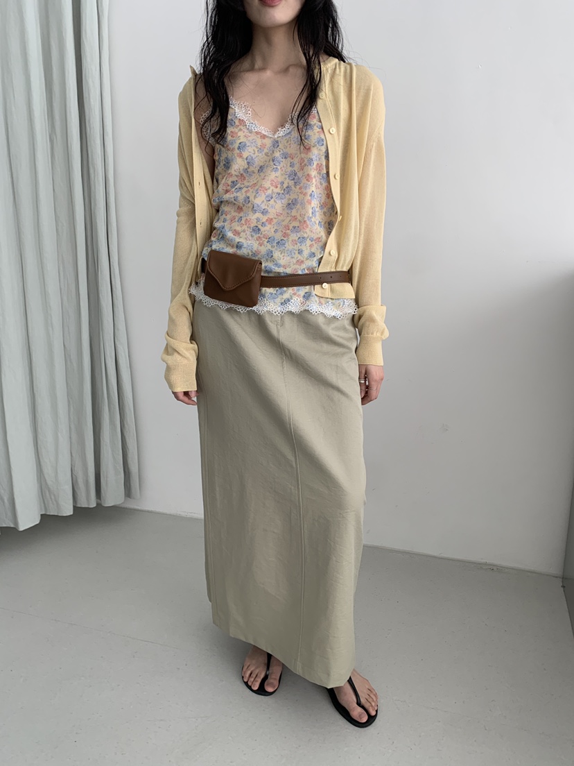 MURMUR東大門實拍女士新品真品休閑26春夏人氣長裙亞麻布MURMUR長裙