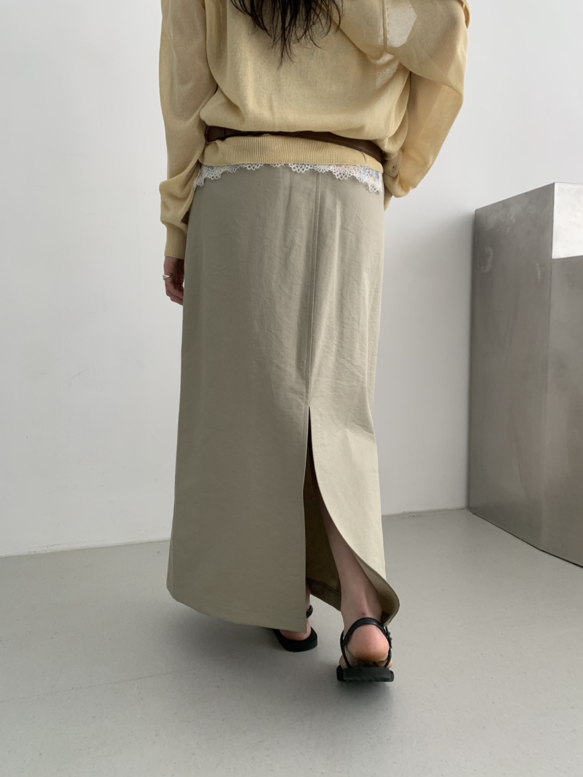 MURMUR東大門實拍女士新品真品休閑26春夏人氣長裙亞麻布MURMUR長裙