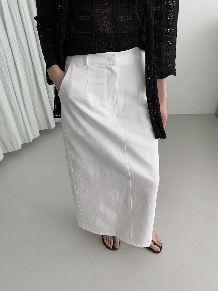 MURMUR東大門實拍女士新品真品休閑26春夏人氣長裙亞麻布MURMUR長裙