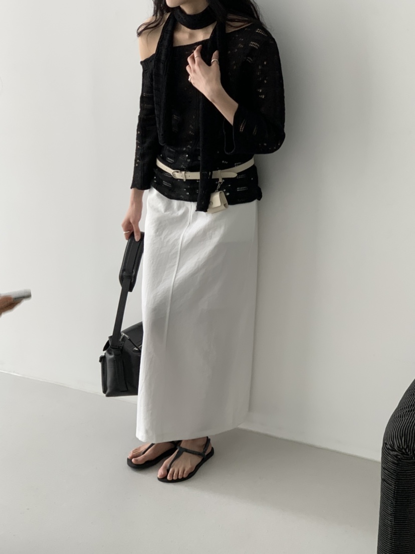 MURMUR東大門實拍女士新品真品休閑26春夏人氣長裙亞麻布MURMUR長裙