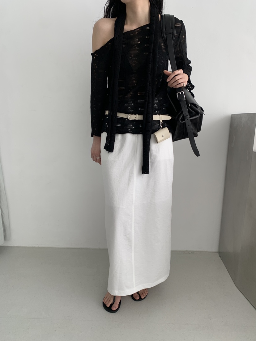 MURMUR東大門實拍女士新品真品休閑26春夏人氣長裙亞麻布MURMUR長裙