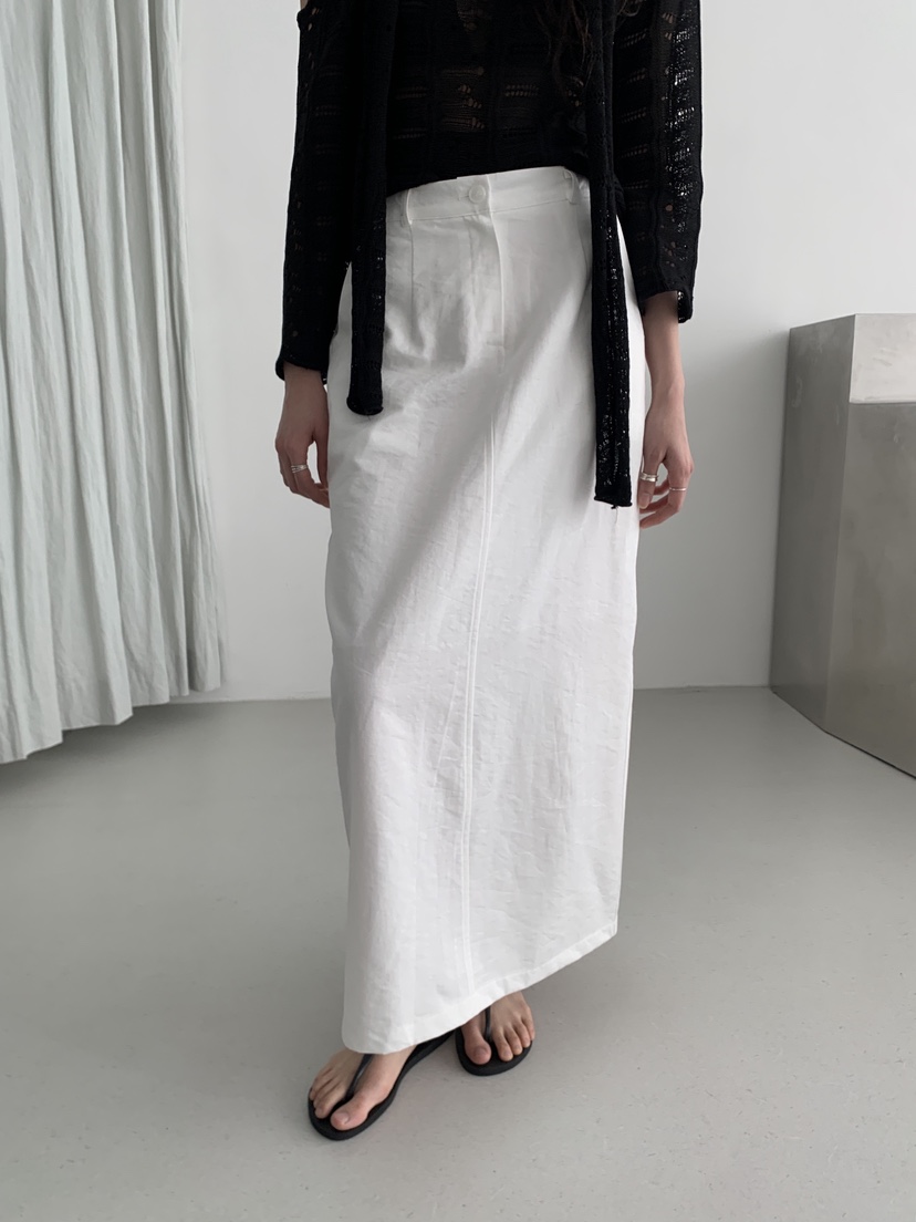 MURMUR東大門實拍女士新品真品休閑26春夏人氣長裙亞麻布MURMUR長裙