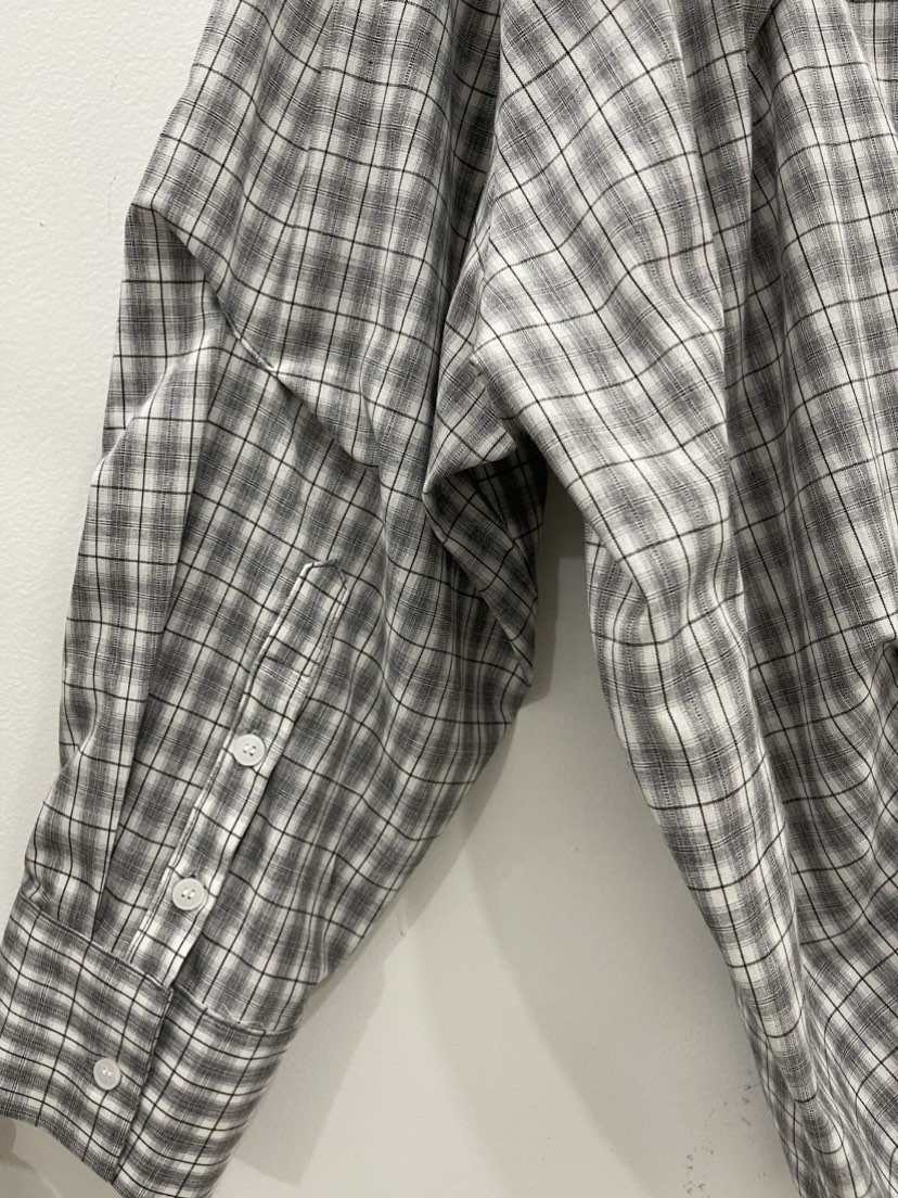 REIZ東大門實拍女士新品真品職業人氣襯衫蕾絲衫格子褶裥REIZ襯衫/蕾絲衫