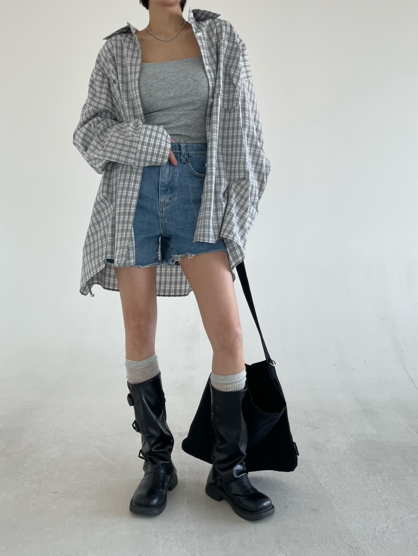 REIZ東大門實拍女士新品真品職業人氣襯衫蕾絲衫格子褶裥REIZ襯衫/蕾絲衫