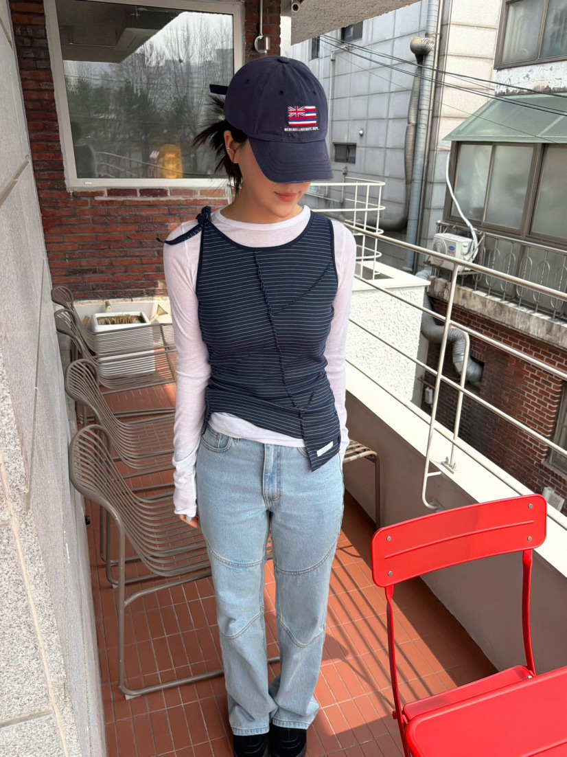 GLITTER韓國直郵女裝新款休閑推薦真品職業人氣時尚吊帶背心GLITTER吊帶/背心