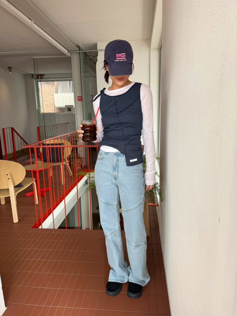 GLITTER韓國直郵女裝新款休閑推薦真品職業人氣時尚吊帶背心GLITTER吊帶/背心