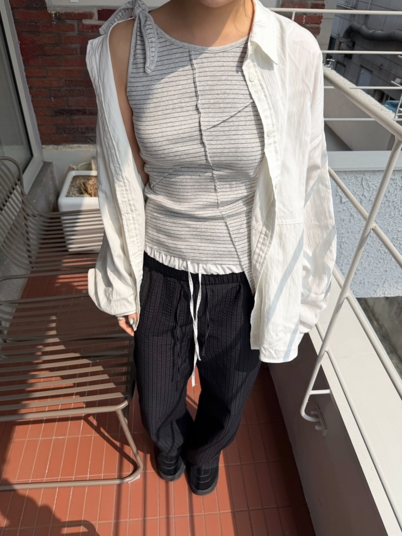 GLITTER韓國直郵女裝新款休閑推薦真品職業人氣時尚吊帶背心GLITTER吊帶/背心