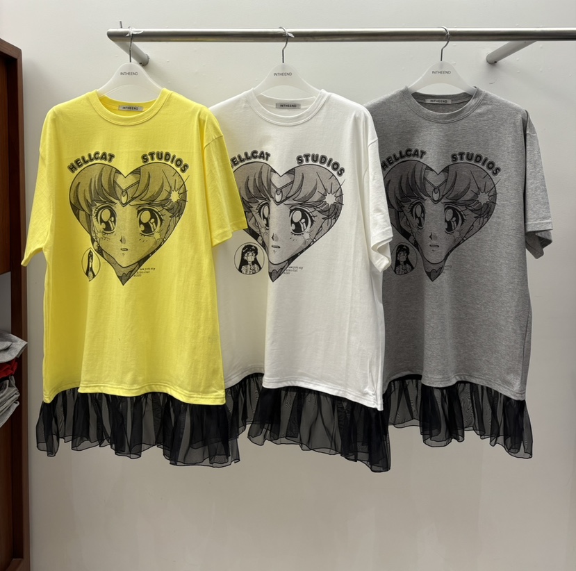 INTHEEND韓國代購女士新款休閑真品26春夏時尚職業熱賣T恤INTHEENDT恤