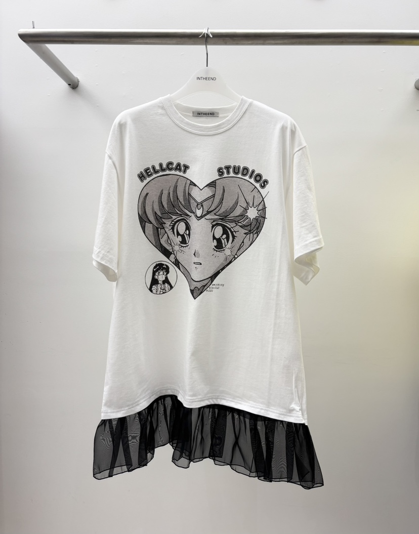 INTHEEND韓國代購女士新款休閑真品26春夏時尚職業熱賣T恤INTHEENDT恤圖色1