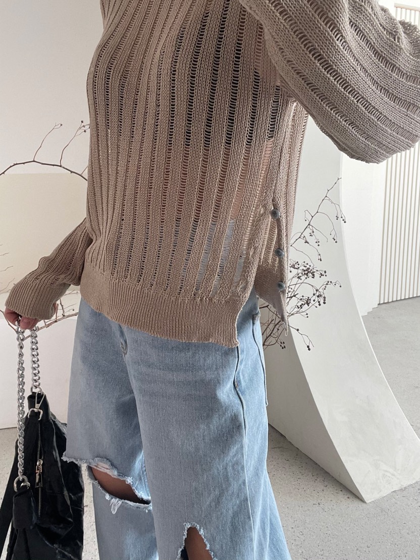 REIZ東大門直郵女士新款職業休閑時尚推薦真品人氣針織衫REIZ針織衫