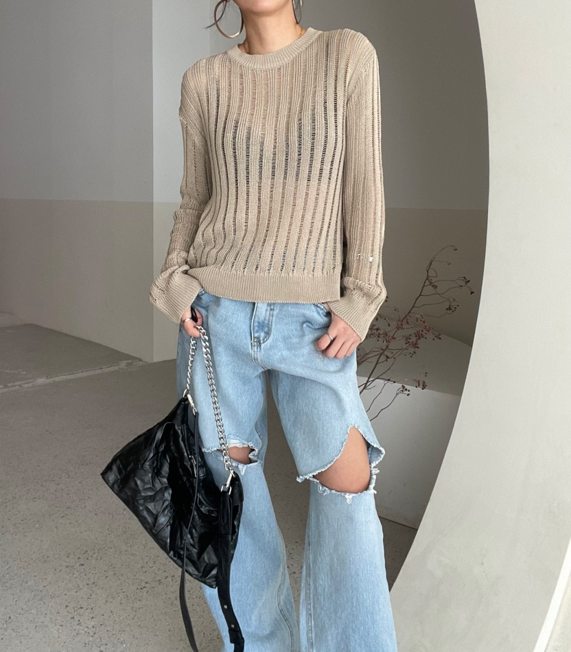 REIZ東大門直郵女士新款職業休閑時尚推薦真品人氣針織衫REIZ針織衫