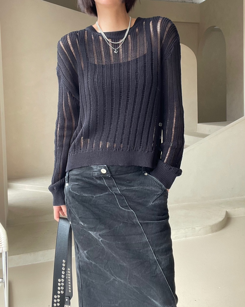 REIZ東大門直郵女士新款職業休閑時尚推薦真品人氣針織衫REIZ針織衫