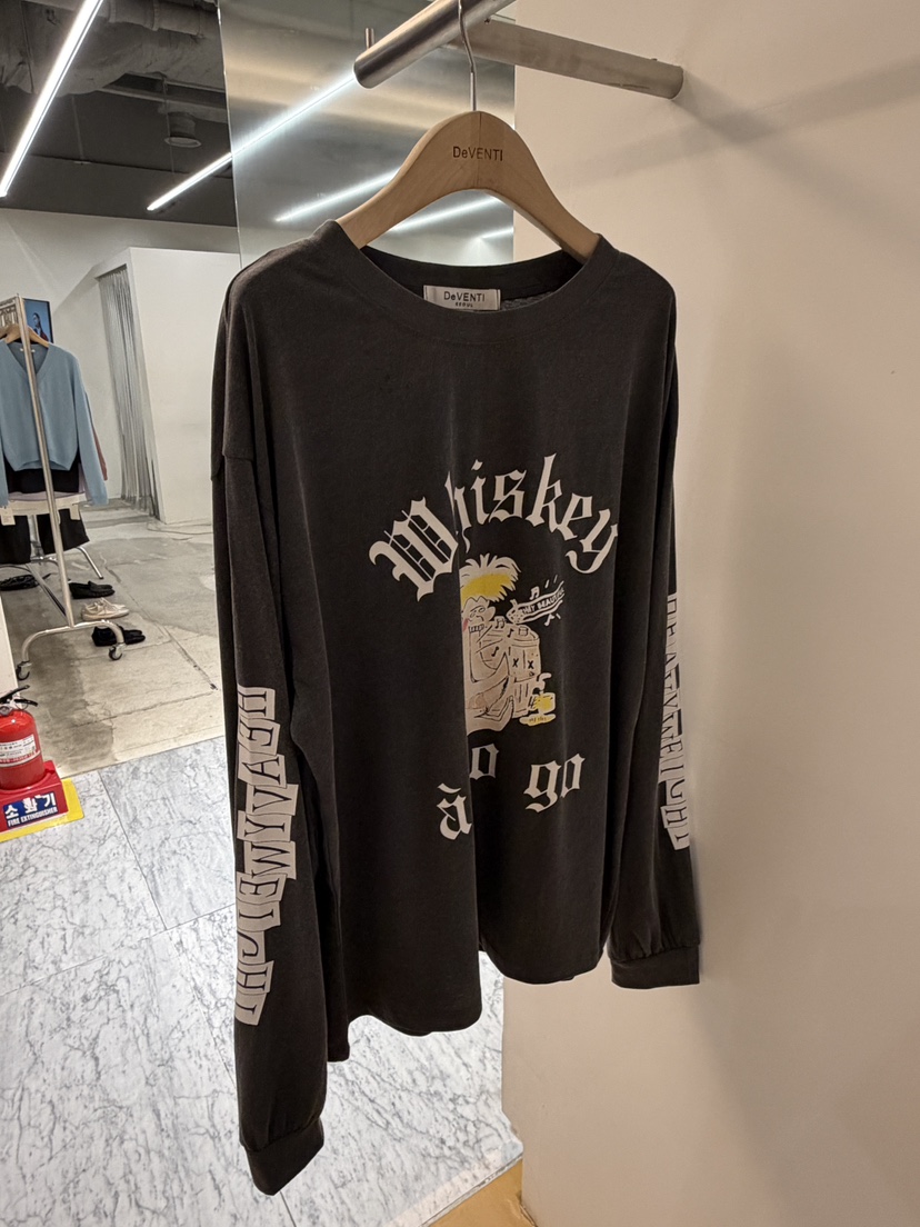 DE VENTI韓國直郵女士新品時尚休閑26春夏熱賣推薦長袖T恤DE VENTI長袖T恤圖色1