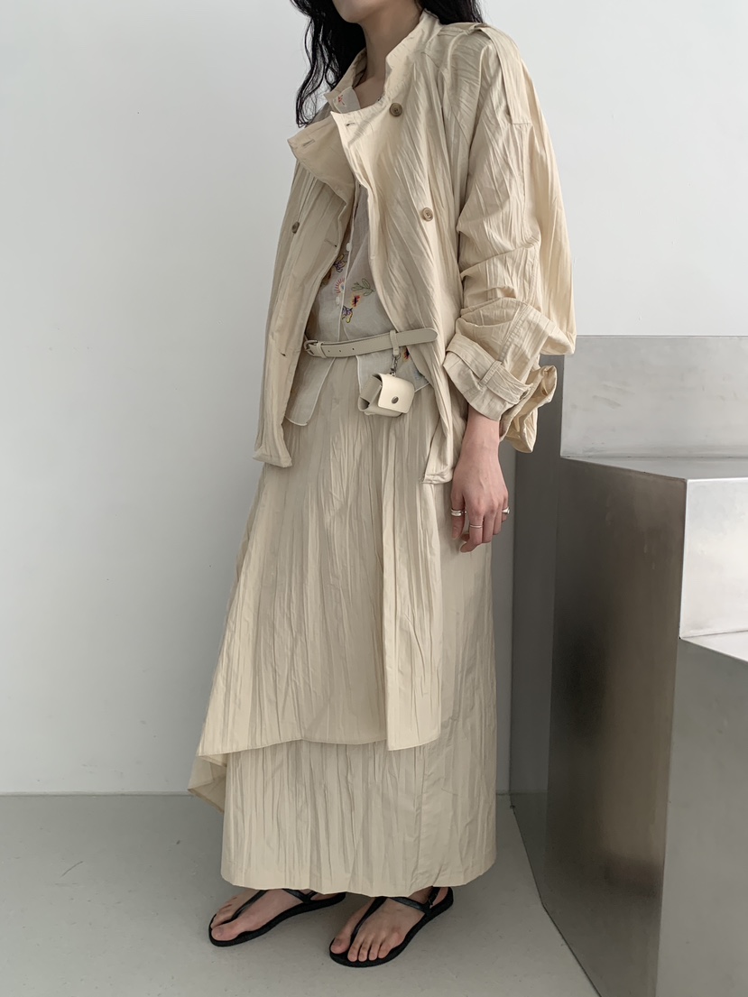 MURMUR東大門實拍女士新品熱賣推薦人氣職業26春夏長裙金屬絲MURMUR長裙