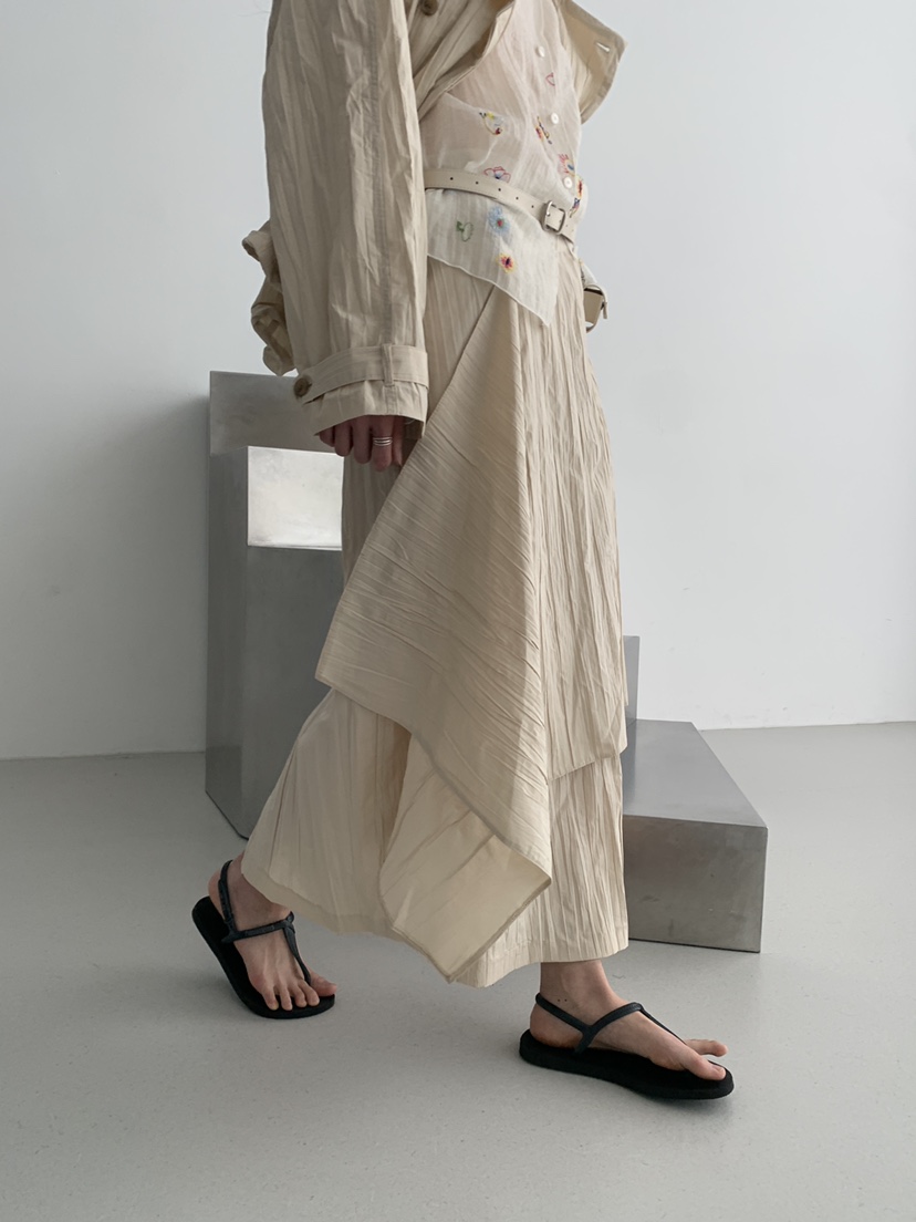 MURMUR東大門實拍女士新品熱賣推薦人氣職業26春夏長裙金屬絲MURMUR長裙