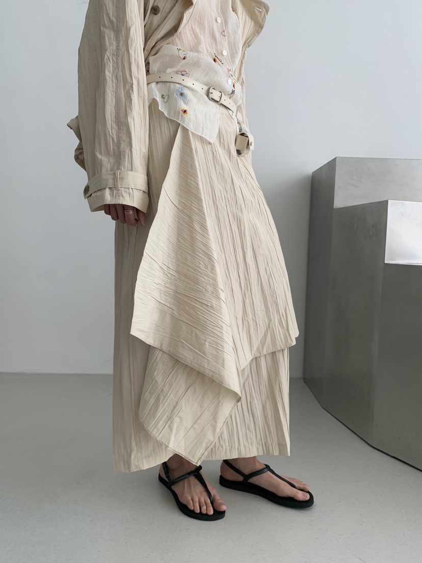 MURMUR東大門實拍女士新品熱賣推薦人氣職業26春夏長裙金屬絲MURMUR長裙