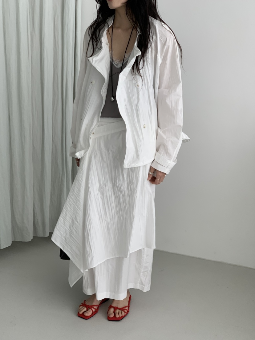 MURMUR東大門實拍女士新品熱賣推薦人氣職業26春夏長裙金屬絲MURMUR長裙