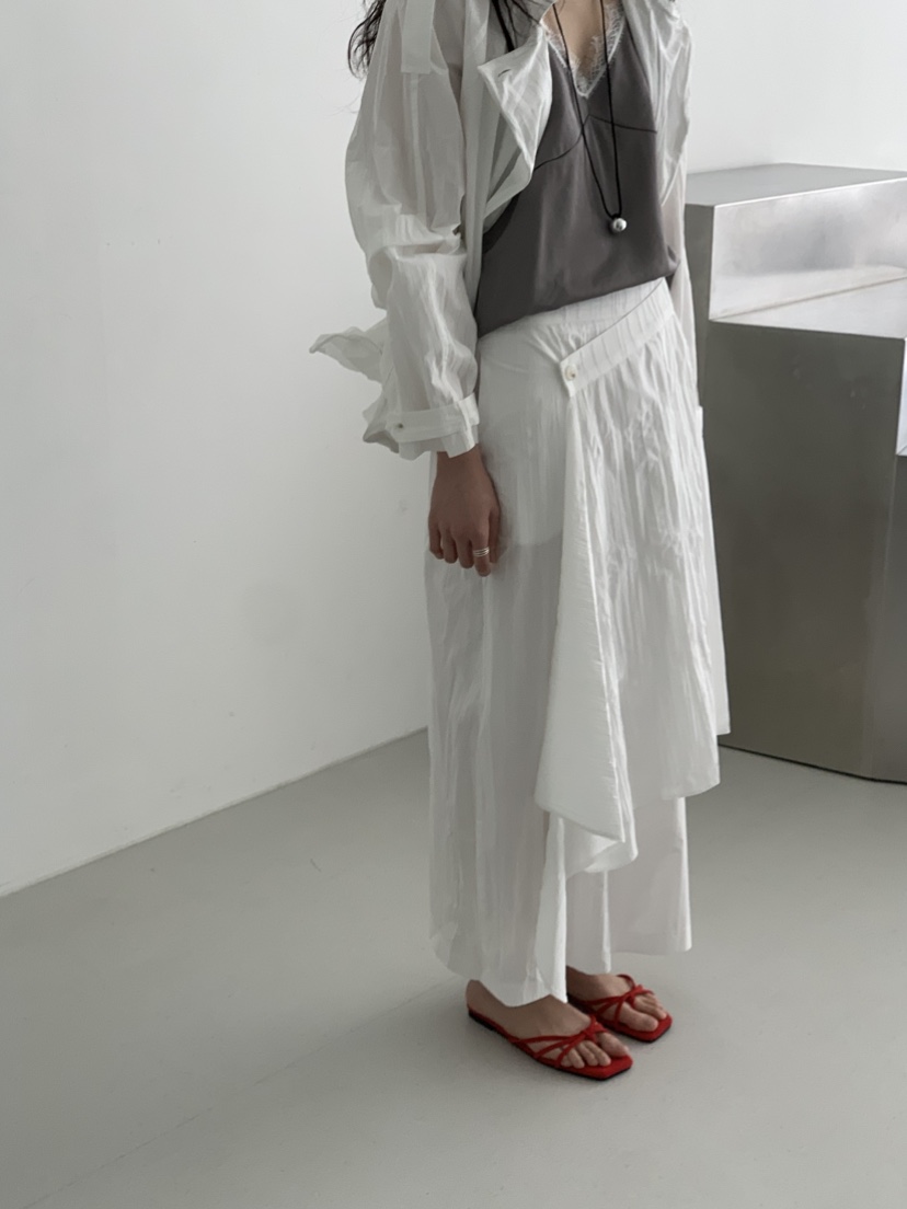 MURMUR東大門實拍女士新品熱賣推薦人氣職業26春夏長裙金屬絲MURMUR長裙