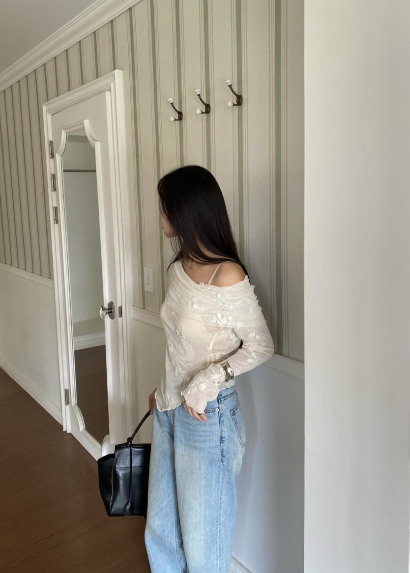 OUPPT韓國代購女裝新款26春夏真品人氣熱賣職業時尚長袖T恤OUPPT長袖T恤