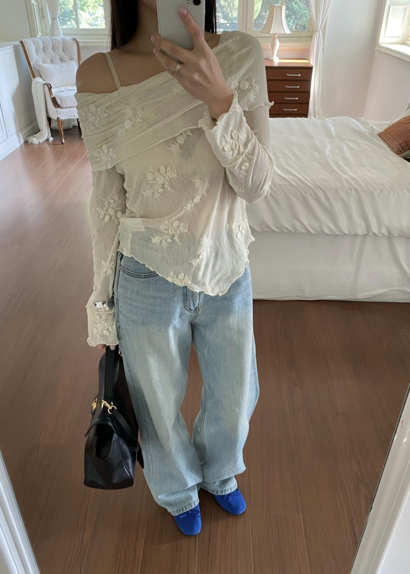 OUPPT韓國代購女裝新款26春夏真品人氣熱賣職業時尚長袖T恤OUPPT長袖T恤