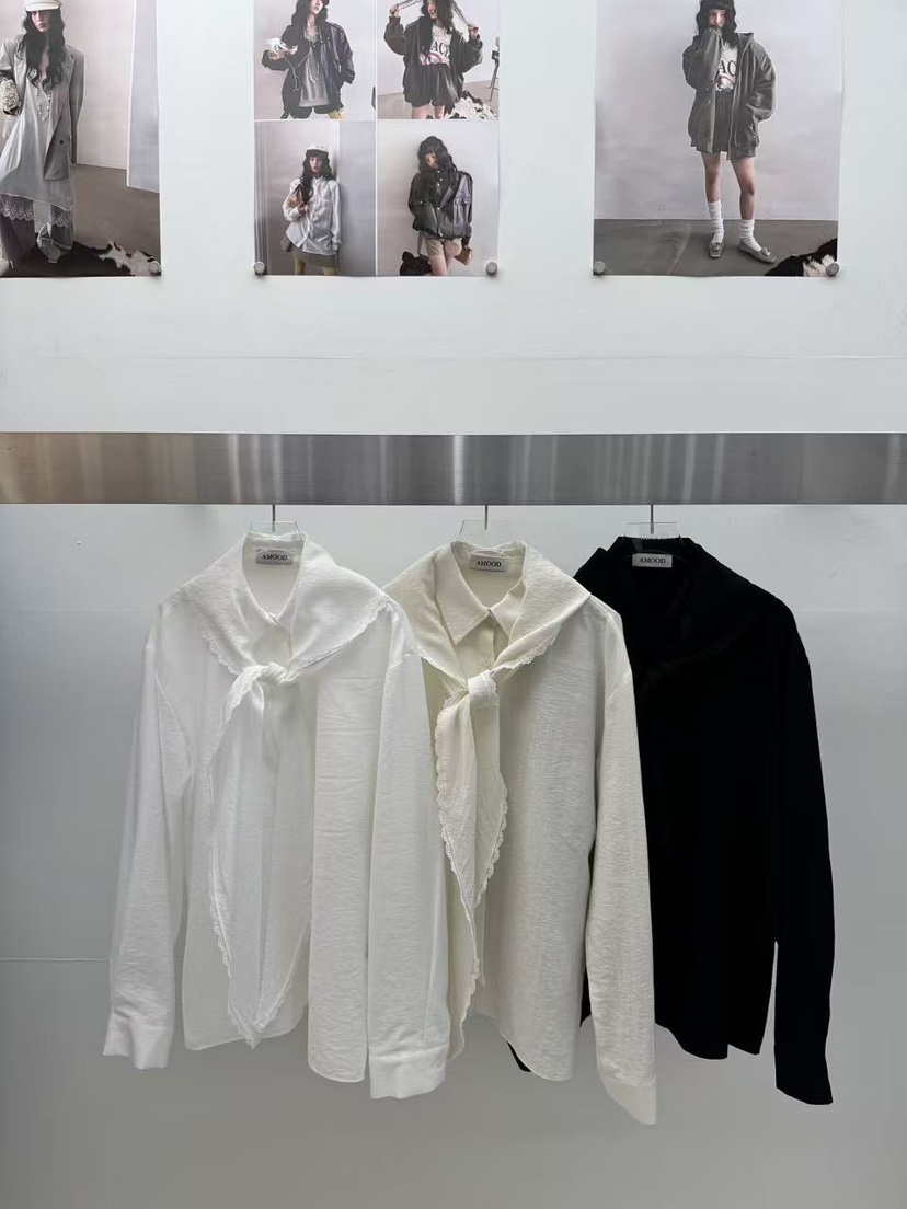 AMOOD東大門直郵女裝新款時尚26春夏真品休閑套裝套裝圍巾AMOOD套裝