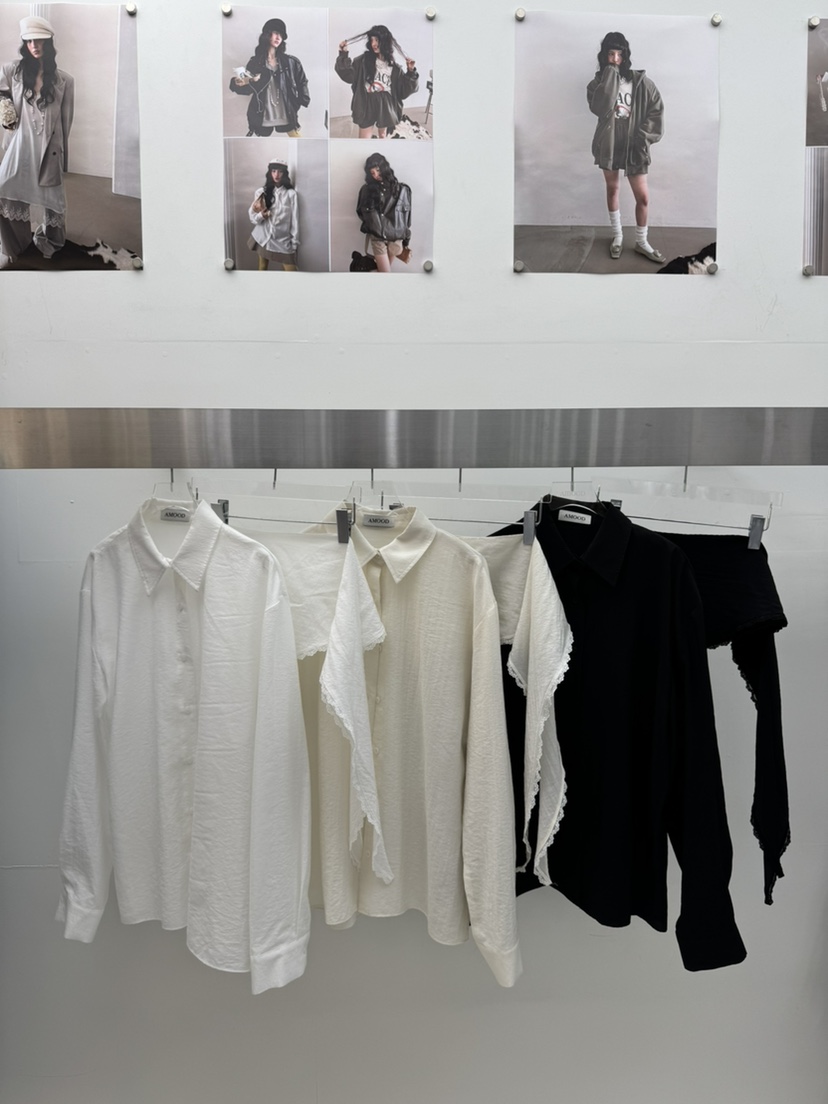 AMOOD東大門直郵女裝新款時尚26春夏真品休閑套裝套裝圍巾AMOOD套裝