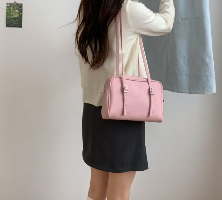 TROUVAILLE東大門直郵女裝新品休閑職業時尚推薦單肩斜跨包TROUVAILLE單肩/斜跨包圖色2