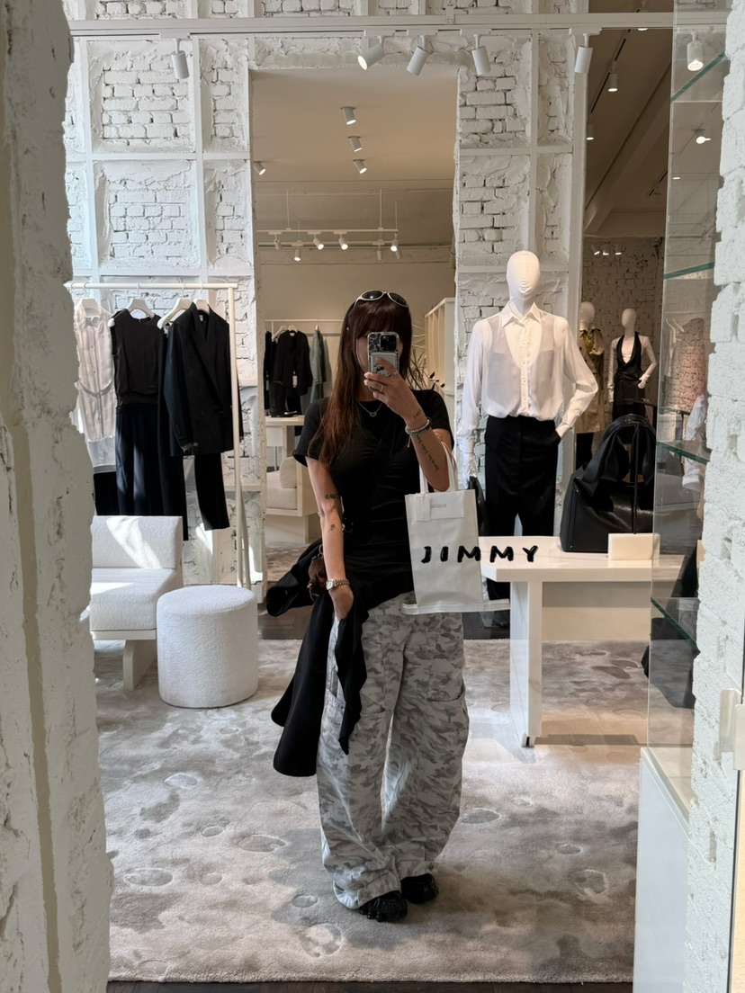 JIMMY韓國代購女士新款時尚休閑26春夏職業推薦休閑褲迷彩JIMMY/REMAKE休閑褲