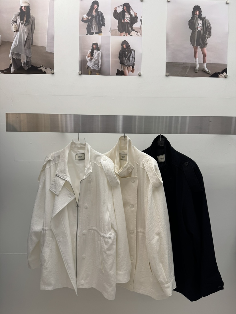 AMOOD韓國代購女裝新款推薦職業真品休閑26春夏時尚熱賣夾克AMOOD夾克