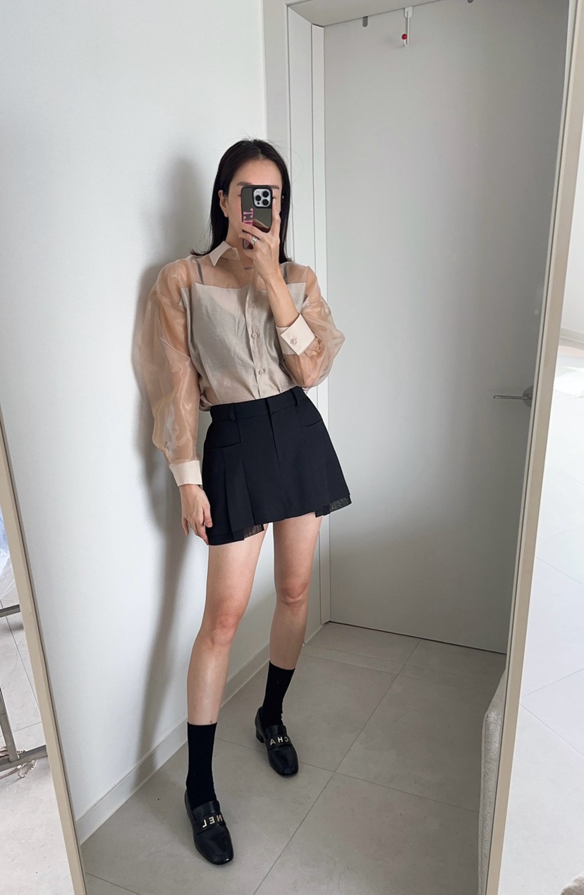 SOUIT東大門代購女裝新品時尚人氣熱賣職業26春夏裙褲雪紡SOUIT by mabel-L裙褲