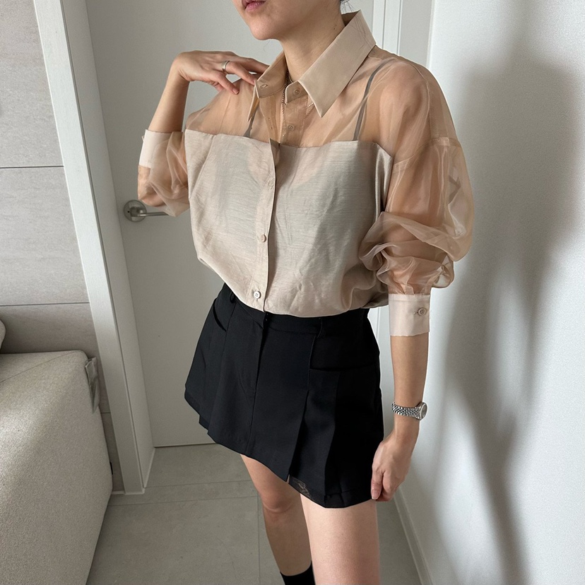 SOUIT東大門代購女裝新品時尚人氣熱賣職業26春夏裙褲雪紡SOUIT by mabel-L裙褲