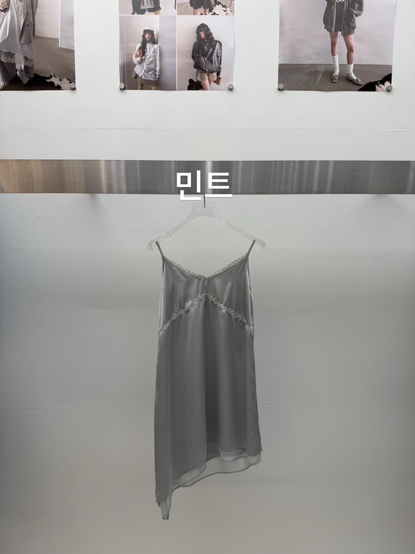 AMOOD東大門實拍女士新品休閑熱賣職業真品26春夏連衣裙不對稱AMOOD連衣裙圖色2