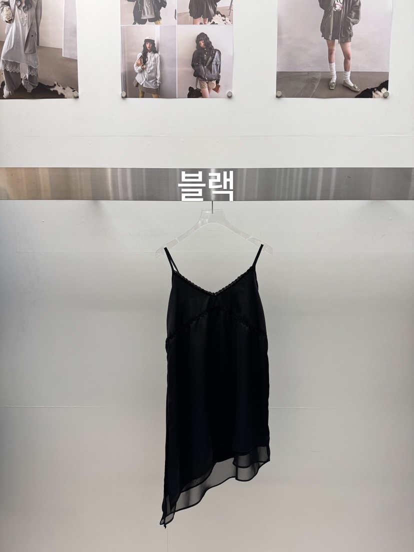 AMOOD東大門實拍女士新品休閑熱賣職業真品26春夏連衣裙不對稱AMOOD連衣裙圖色3