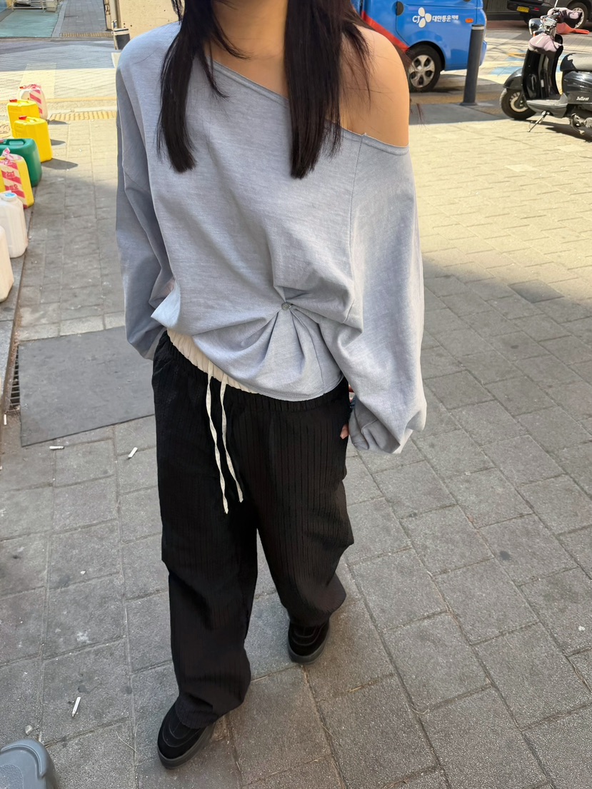 GLITTER東大門實拍女裝新款推薦休閑時尚職業熱賣人氣休閑褲GLITTER休閑褲