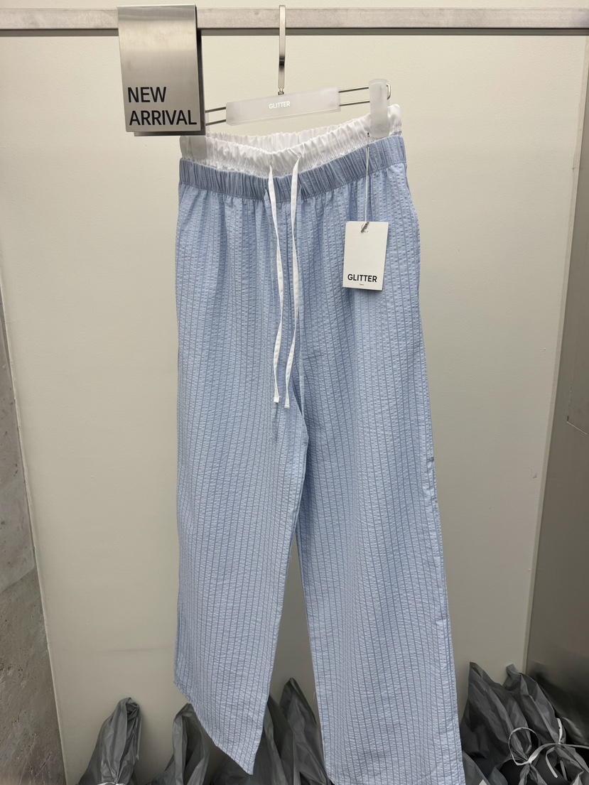GLITTER東大門實拍女裝新款推薦休閑時尚職業熱賣人氣休閑褲GLITTER休閑褲圖色1