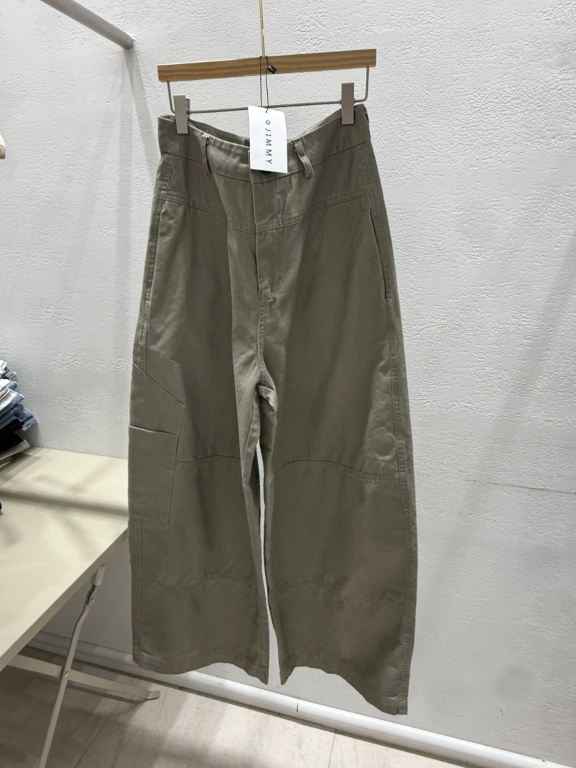 JIMMY東大門實拍女裝新款時尚推薦職業休閑休閑褲口袋棉質JIMMY/REMAKE休閑褲圖色1