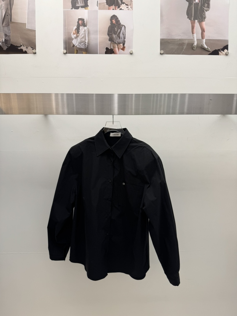 AMOOD東大門直郵女士新款休閑人氣時尚26春夏襯衫蕾絲衫柔軟AMOOD襯衫/蕾絲衫圖色2